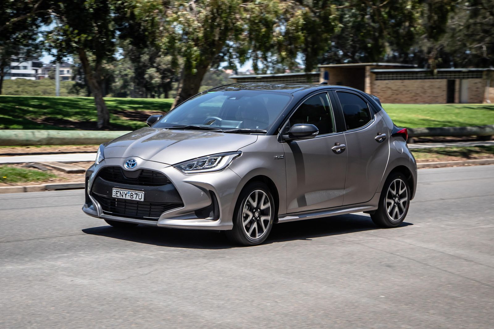 Toyota Yaris Hybrid available for rent in Larnaca